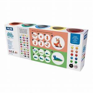 Caja de 10 plastilina Soft and dough marca Milan