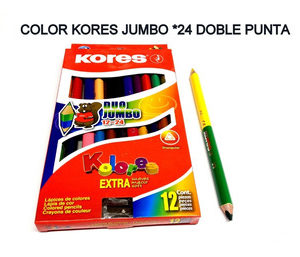 Lapiz de color duo jumbo