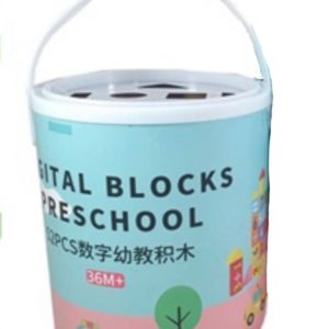 Piezas de madera x52 en caja cilindrica (DD1336)