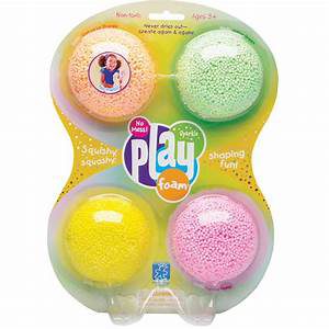 Plasticina Playfoam, Set 4 sparkle (EI1910)