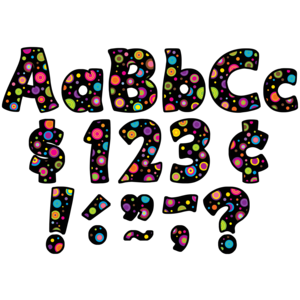 Letras, números y símbolos para rotular (TCR5349)