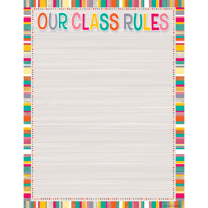 Afiche para crear reglas de clase (TCR7527)