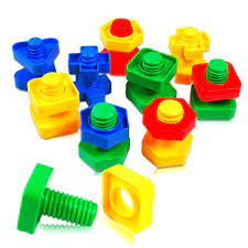 Paquete de tuercas y tornillos plásticos (GB6675)