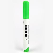 Marcador de pizarra Kores verde limón punta redonda 20831 (Unidad)