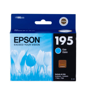 Cartucho cyan Epson T195120AL para XP 101/201/211