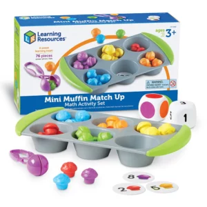 Juego de actividades matemáticas de combinación de mini muffins (LER5556)
