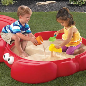 Arenero con forma de cangrejo con cubierta (ST7405)