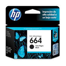 Cartucho de tinta Negro HP 664