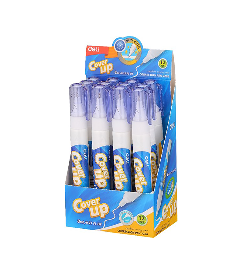 CORRECTOR LIQUIDO TIPO LAPICERO DELI UNIDAD 8ML (GS39292)