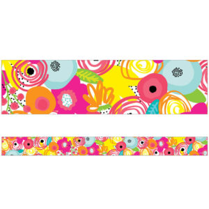 Borde de pizarra Floral Straight (CD108386)