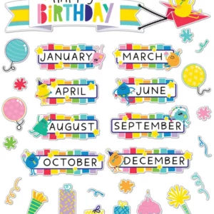Happy Place Birthday Bulletin Board Set (CD110552)