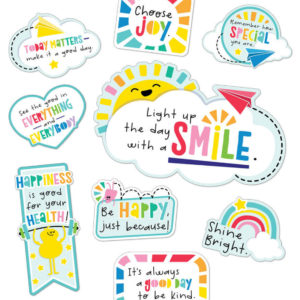 Happy Place Motivational Mini Bulletin Board Set (CD110553)