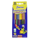 Lapiz de Color Norma doble punta  (caja 12 und)