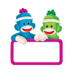Distintivos pequeños Sock Monkeys Signs (T10596)