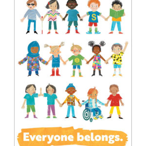 Afiche Everyone belongs.(CD106053)