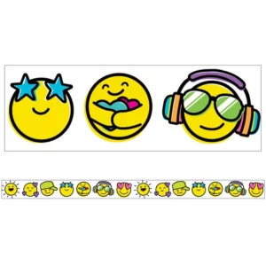 Borde de pizarra Smiley Faces (CD108431)-