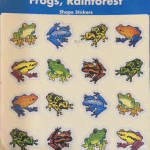 Calcomanías ranas bosque lluvioso (Stickers) (CD5256)