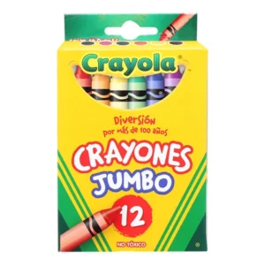 Crayones Jumbo caja 12 marca Crayola