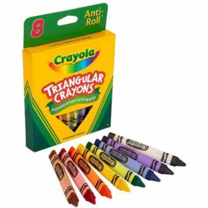 Crayones triangular marca Crayola 8 unidades