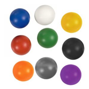 Pelota antiestrés con logo impreso a una tinta