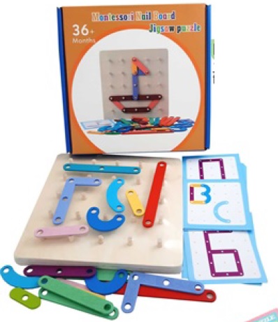 Juego de Copiar la figura con fichas (DD1291)