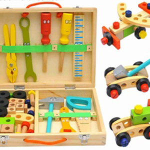 Caja de Herramientas de Madera Infantil (DD1471)