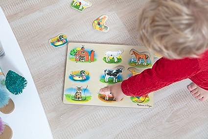 Rompecabezas de madera de Animales de la Granja con Sonidos (MD10268) - Image 4