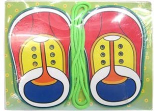 Juego didáctico de madera para atar (DD1480)