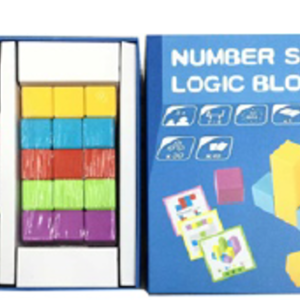 Juego de cubos de madera tipo tangrama (DD1427)