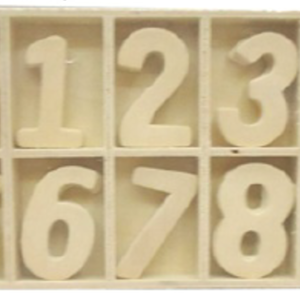 Números de madera (DD10004)