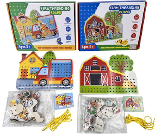 Juego de enhebrar en caja (DD1365)
