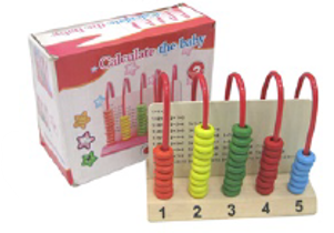 Ábaco clásico de madera 16 x13x8 (DD1118)