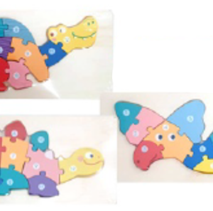 Rompecabezas de Madera Dinosaurios 30x13cm (Variados) (DR1046)