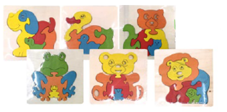 Rompecabezas de Madera de animalitos (DR1053)