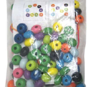 Beads de Madera grande en caja 35 x 16 cm (JU2787)