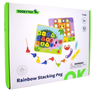 Clavija de apilamiento de arcoiris (TK089)