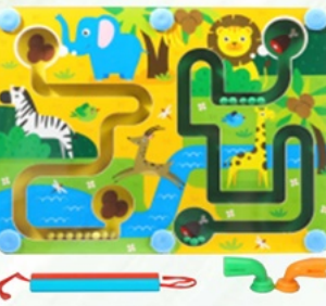 Juego de Laberinto con imán diseño animales (DD1474)