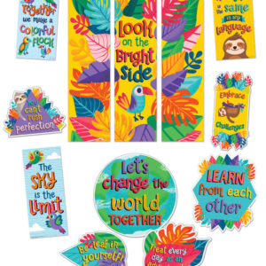 Mini mural  One World Motivational (CD110491)