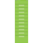 Organizador de folder verde con puntos blancos (TCR20737)