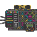 Calendario Chalkboard Brights   (TCR5615)