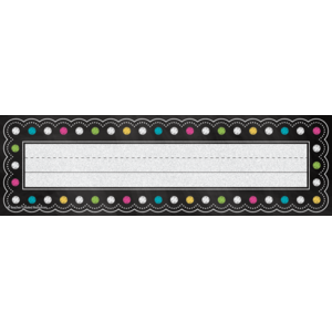 Linea para nombre Chalkboard Brights [TCR5624]