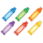 Distintivos pequeños Crayons  (TCR62664)