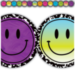 Borde de pizarra Brights 4Ever Smiley Faces(TCR6929)