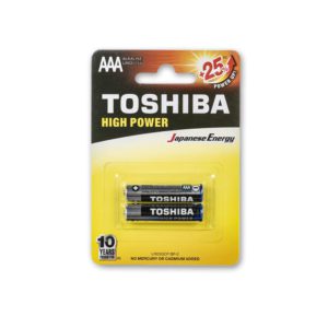 Toshiba Bateria AlKaline AAA Blister de 2 Unidades (CMS19460)