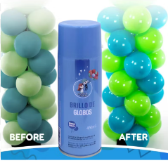 Abrillantador de globos en spray 450ml