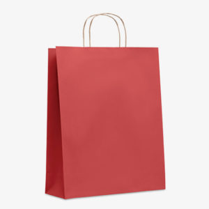 Bolsa de papel de color con agarradera (PM-0150)