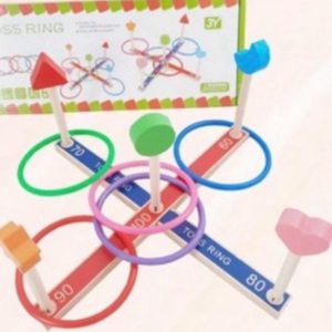 Juego de madera de tiro al Blanco Con aros (JD1097)