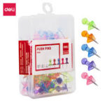 Push pins trasparentes colores 100 pcs
