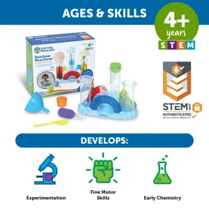 Laboratorio de ciencias preescolares Rainbow Reactions (LER2894)