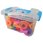 LETRAS PLÁSTICOS EN CAJA PLASTICA DE ENCASTRE(GP-DD1578)